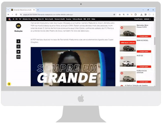 Inread INContent Sticky