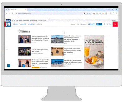 Peel Off Half Page Cubo 3D